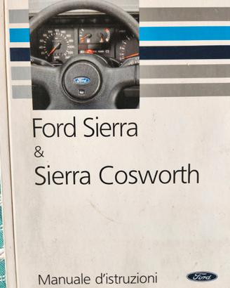 Libretto istruzioni ford sierra coswort