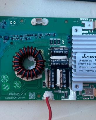 Bms jiabaida per batterie lifepo4 16 celle 100a