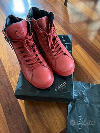 Crime London scarpe 39 High Top Double Zip