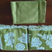 Set asciugamani verdi in cotone “Galluccio d’oro"