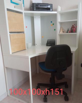 Scrivania angolare Ikea Micke