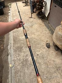 Canna da spinning shimano con mulinello