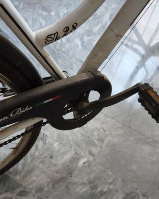 bici cerchio 26 da donna colore bianco
