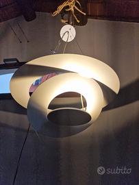 lampadario moderno bianco a led