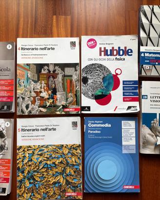 Libri liceo vari 4 e 5 anno