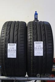 2 PNEUMATICI USATI 235 40 R18 95Y BRIDGESTONE
