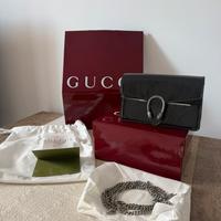 Borsa Gucci Dionysus Mini - Pelle verniciata nera