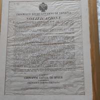 Antico Editto 1827 Regno Lombardo Veneto - Venez