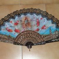 Ventaglio madonna di Loreto con merlettatura