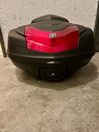 Bauletto originale Yamaha con relativa staffa