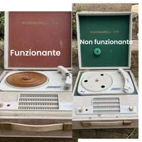 2 giradischi radio marelli