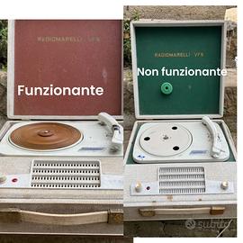 2 giradischi radio marelli