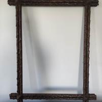 Cornice antica legno massello