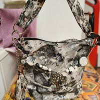 Borsa donna fantasia floreale