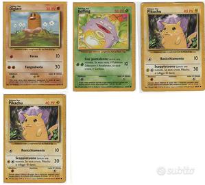 Carte Pokemon mazzo base e sue espansioni