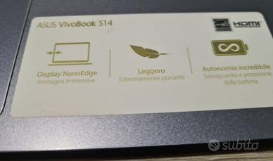 Pc Portatile Asus Vivobook S14