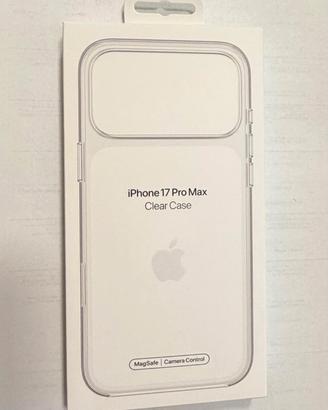 cover trasparente IPhone 17 pro Max originale