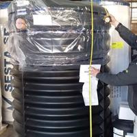 Cisterna 2240 lt recupero acqua piovana completa