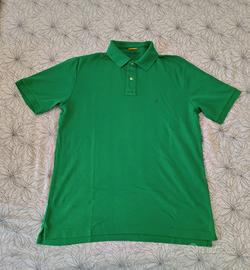 Polo Nautica uomo taglia S verde maniche corte