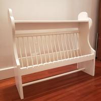 piattiera bianca in legno