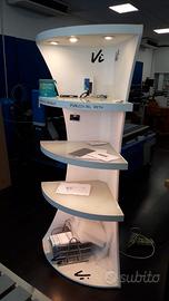 mobile espositore angolare con luci