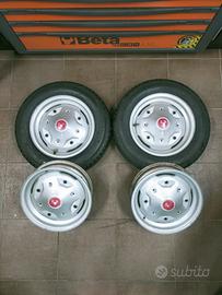 Cerchi Originali Fiat 500 R epoca canale 3.5 3 1/2