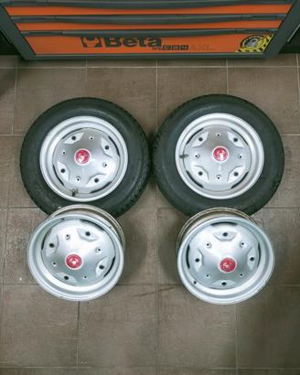 Cerchi Originali Fiat 500 R epoca canale 3.5 3 1/2