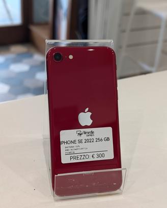 iPhone se 2022 256GB rosso usato garanzia