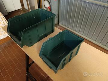 cassette impilabili in plastica 