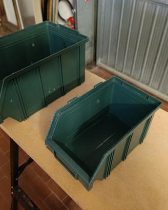 cassette impilabili in plastica 