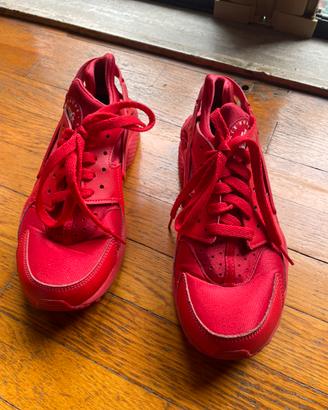 Scarpe Nike Huarache rosse 40