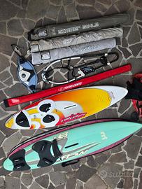 windsurf mistral flow 115 +3 vele simmer + altro  
