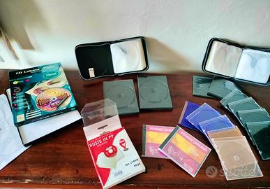 porta cd  vario tipo +  etichette adesive