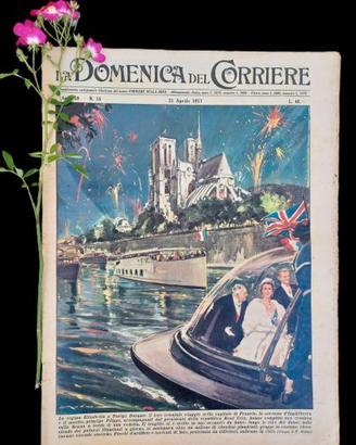 La Domenica del Corriere 21 aprile 1957 Gozzano