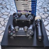 PS4 SLIM 1 TB + 2 DUAL SHOCK, + 12 GIOCHI +......