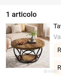 tavolino da fumo