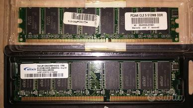 Moduli memoria RAM DDR (184 pin)