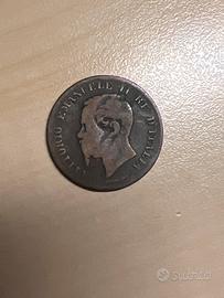 Moneta da 5 centesimi 1867