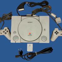Playstation 1 originale con 2 controller e memory
