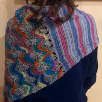 Scialle/sciarpa handmade