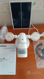 Faretto Solare LED SANSI Sensore Movimento IP65