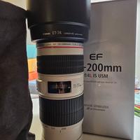 Obiettivo canon EF 70-200 f4 IS USM L