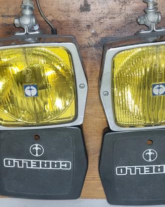 Fari vintage carello gialli