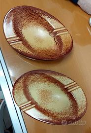 Coppia posacenere ceramica Bertoncello