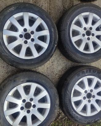 CERCHI IN LEGA VW 15" con gomme estive 195/65/15