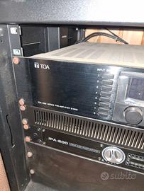 RACK AUDIO PROFESSIONALE TOA COMPLETO – PRONTO ALL