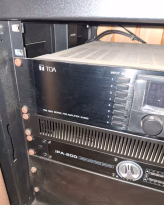 RACK AUDIO PROFESSIONALE TOA COMPLETO – PRONTO ALL