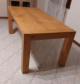 Tavolo Legno Rovere 180x90 allungabile 280