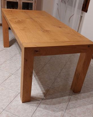 Tavolo Legno Rovere 180x90 allungabile 280
