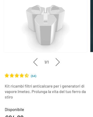 2 scatole filtri Imetec zerocalc 6 filtri 